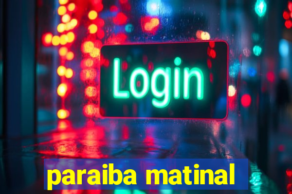 paraiba matinal